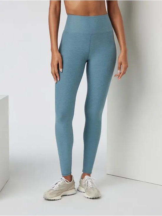 Vuori Pants - Vuori clean elevation smoke blue heather leggings